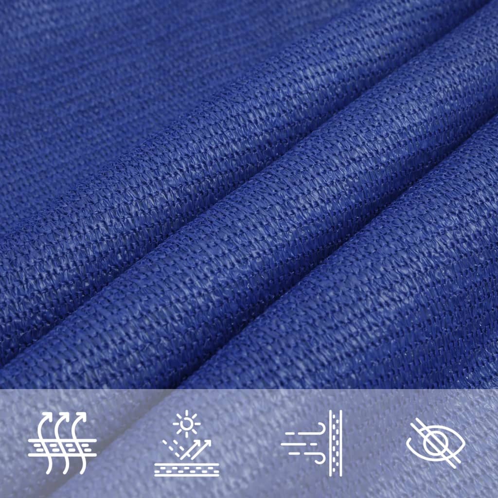 vidaXL Sunshade Sail 160 g/m² Rectangular Blue 6x8 m HDPE 5
