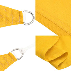 vidaXL Sunshade Sail 160 g/m² Rectangular Yellow 5x8 m HDPE 6