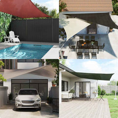 vidaXL Sunshade Sail 160 g/m² Orange 3x3 m HDPE 3
