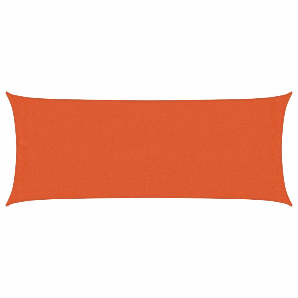vidaXL Sunshade Sail 160 g/m² Orange 2x4.5 m HDPE 2
