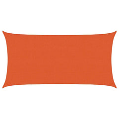 Sunshade Sail 160 g/m² 2.5x4.5 m HDPE Width 2.5 m Drop 4.5 m Orange