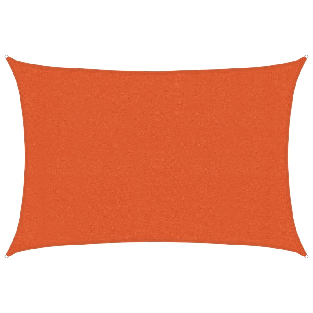 vidaXL Sunshade Sail 160 g/m² Orange 3x4 m HDPE 2