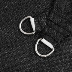 vidaXL Sunshade Sail 160 g/m² Black 6x6 m HDPE 5
