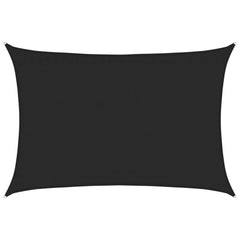 vidaXL Sunshade Sail 160 g/m² Black 3.5x5 m HDPE 2