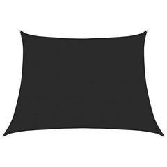 vidaXL Sunshade Sail 160 g/m² Black 4/5x3 m HDPE 2