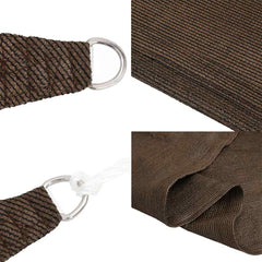 vidaXL Sunshade Sail 160 g/m² Brown 4x7 m HDPE 6