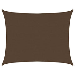vidaXL Sunshade Sail 160 g/m² Brown 6x8 m HDPE 2