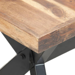 vidaXL Dining Table 160x80x75 cm Solid Wood with Honey Finish 5
