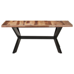 vidaXL Dining Table 180x90x75 cm Solid Wood with Honey Finish 2