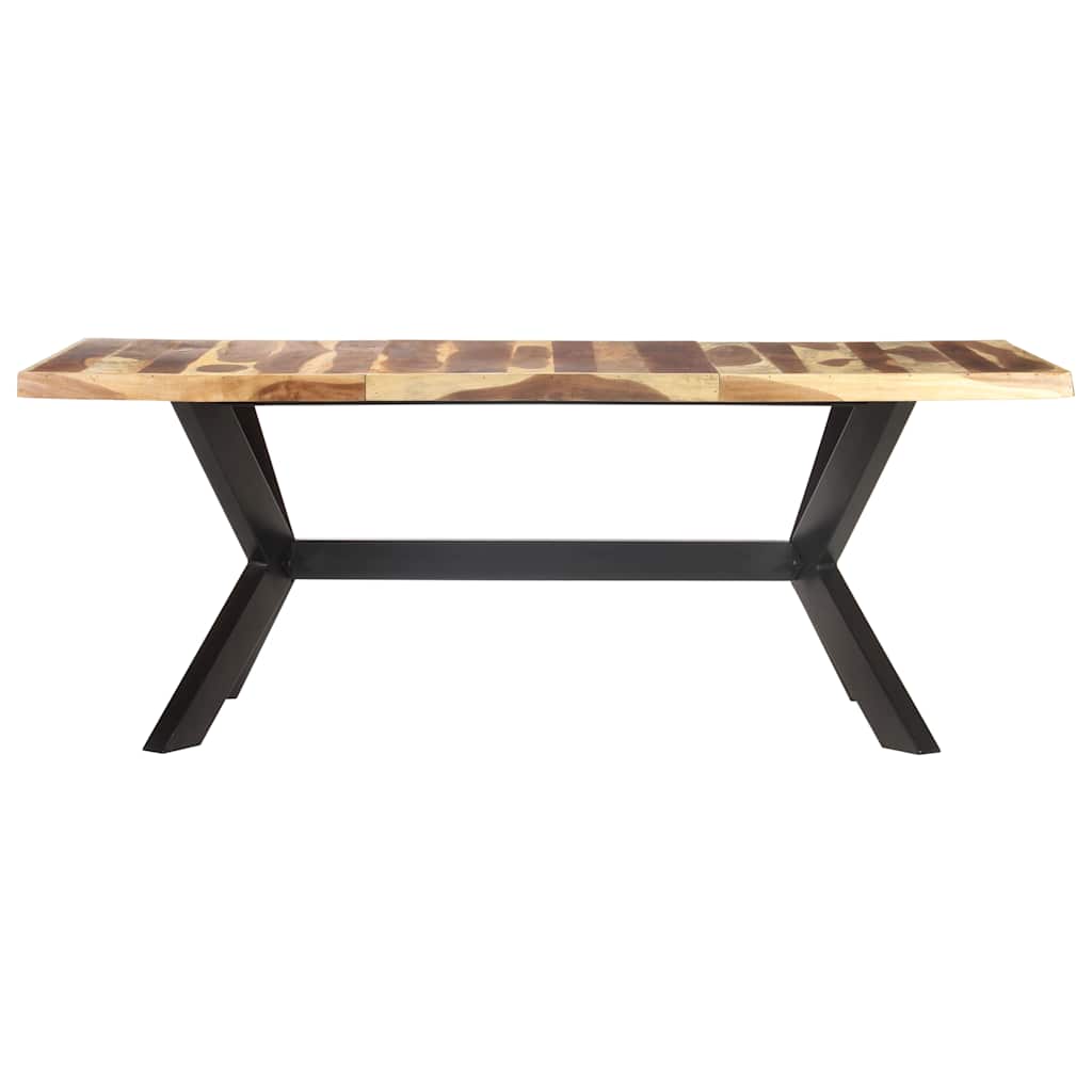 Dining Table Solid Wood with Honey Finish 200 cm 100 cm