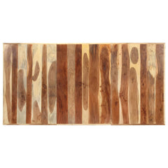 vidaXL Dining Table 200x100x75 cm Solid Wood with Honey Finish 4