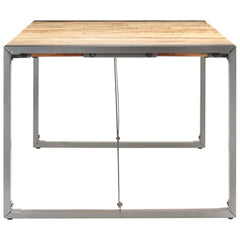 vidaXL Dining Table 180x90x75 cm Solid Rough Mango Wood 3