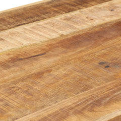 vidaXL Dining Table 200x100x75 cm Solid Rough Mango Wood 6