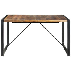 vidaXL Dining Table 140x140x75 cm Solid Wood 2