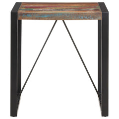 vidaXL Dining Table 70x70x75 cm Solid Reclaimed Wood 2