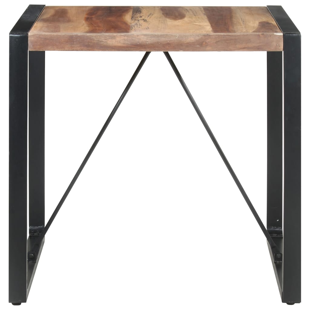 vidaXL Dining Table 80x80x75 cm Solid Wood 2