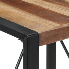 vidaXL Dining Table 80x80x75 cm Solid Wood 4