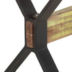 vidaXL Dining Table 140x70x76 cm Solid Reclaimed Wood 6
