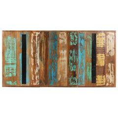 vidaXL Dining Table 160x80x76 cm Solid Reclaimed Wood 4
