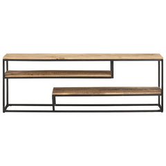 321623 vidaXL TV Cabinet 130x30x45 cm Rough Mango Wood 2