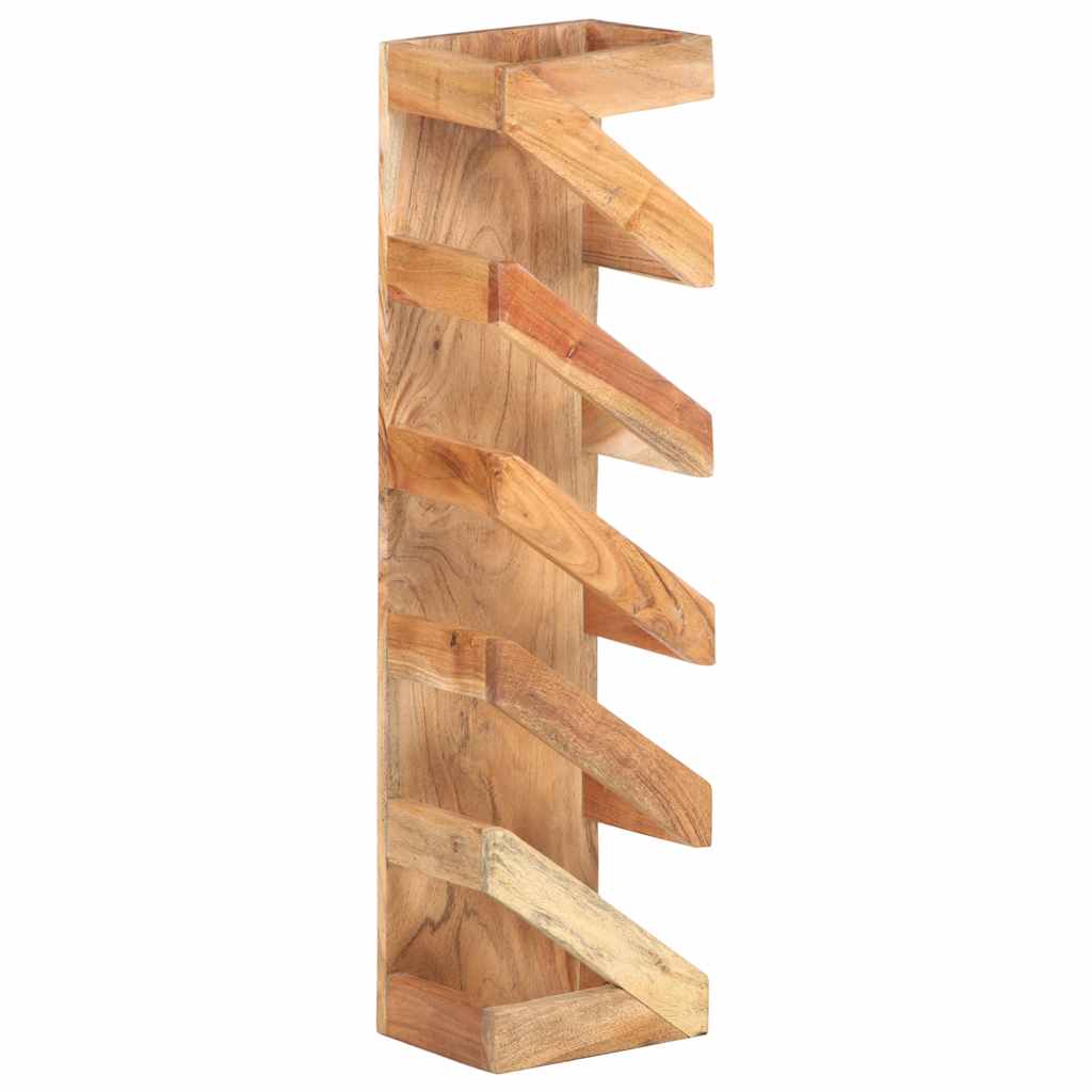 Wine Rack for 5 Bottles Solid acacia wood