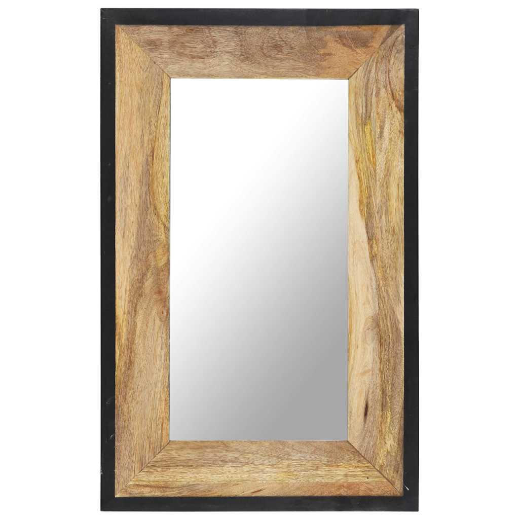 Mirror Solid Mango Wood 80 x 50 cm