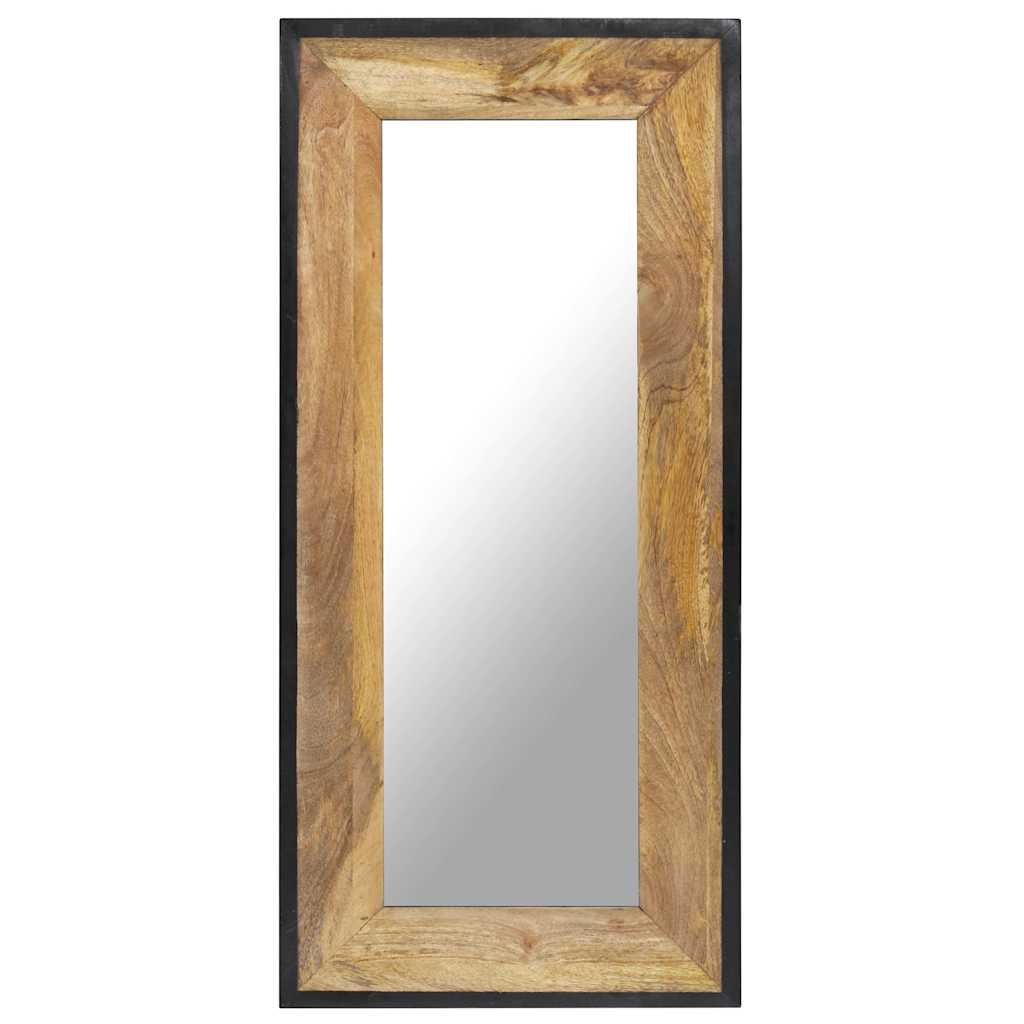 Mirror Solid Mango Wood 110 x 50 cm