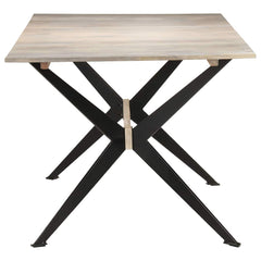 vidaXL Dining Table 180x90x76 cm Solid Mango Wood 3