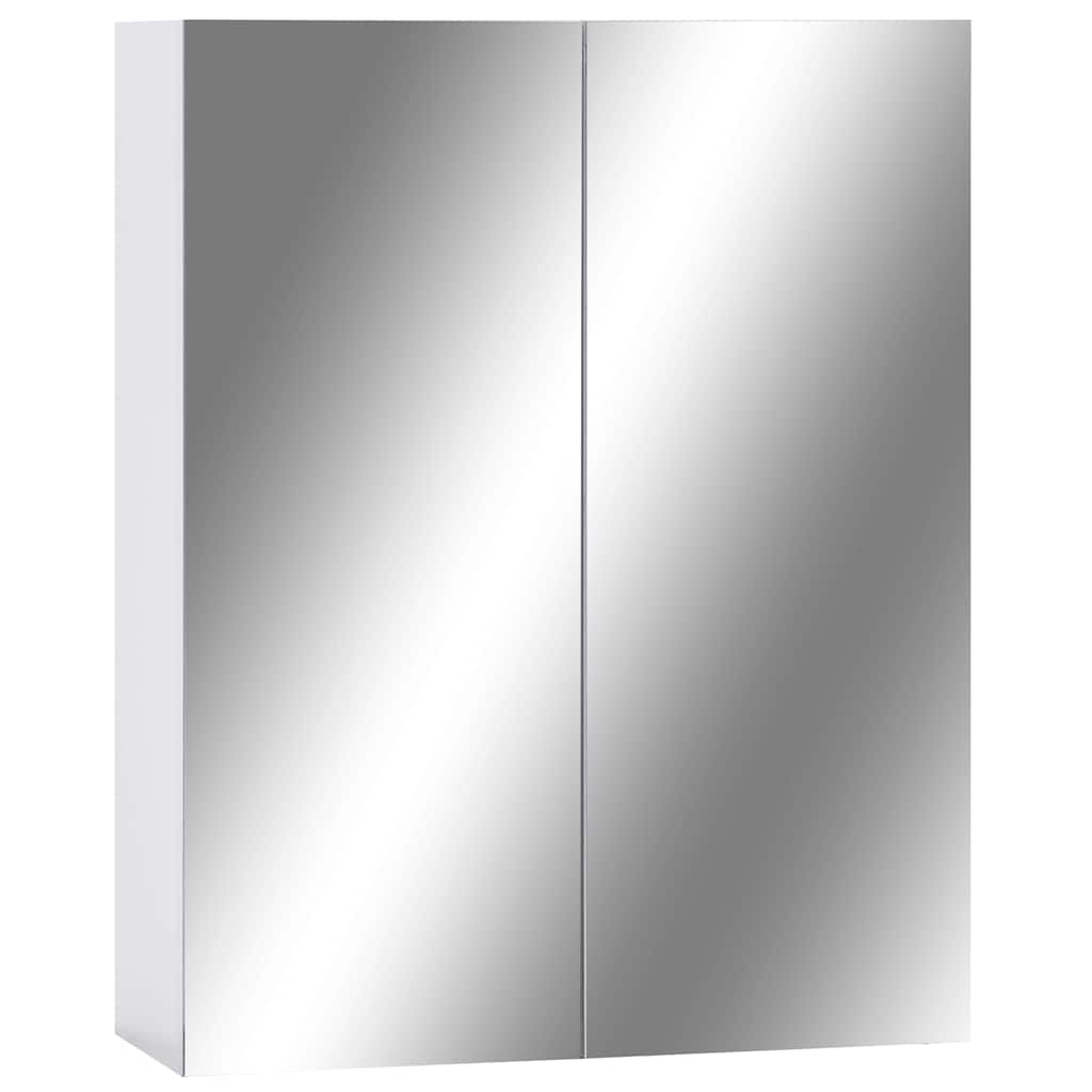 323607 vidaXL Bathroom Mirror Cabinet White 60x15x75 cm MDF 2