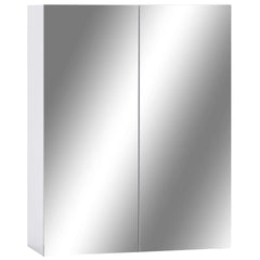 323607 vidaXL Bathroom Mirror Cabinet White 60x15x75 cm MDF 2