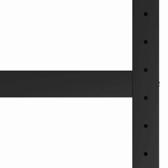 vidaXL Work Bench Frame Metal 120x57x79 cm Black and Red 5