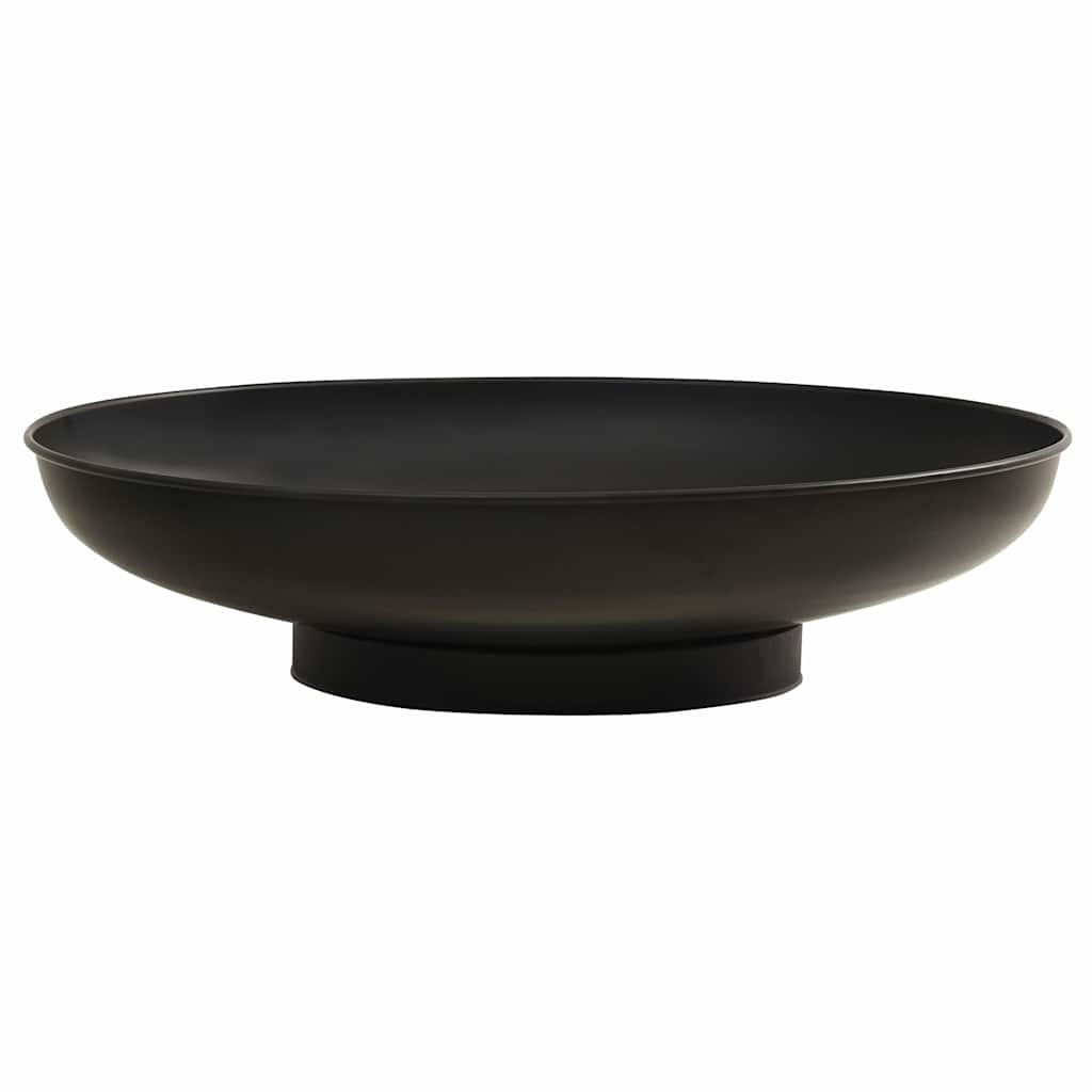 Fire Pit 57 cm Steel Black