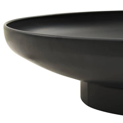 Fire Pit 57 cm Steel Black