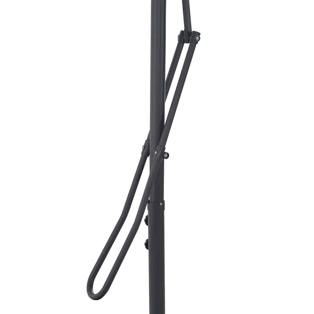 vidaXL Garden Parasol with Steel Pole Terracotta 250x250x230 cm 5