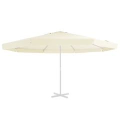 vidaXL Replacement Fabric for Outdoor Parasol Sand 515 cm 2