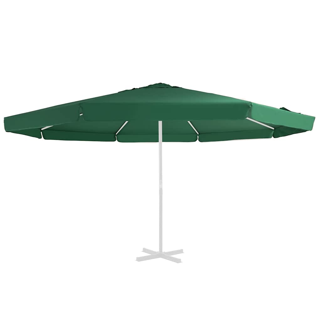vidaXL Replacement Fabric for Outdoor Parasol Green 515 cm 2