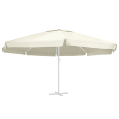 vidaXL Replacement Fabric | Sand | Polyester with PA coating | 600 cm diameter 2