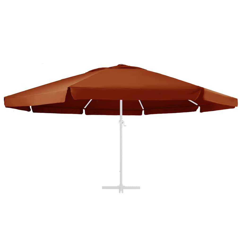 vidaXL Replacement Fabric for Outdoor Parasol Terracotta 610 cm 3