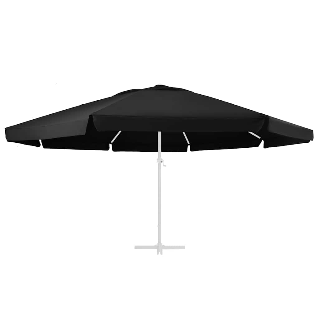 vidaXL Replacement Fabric | Black | Polyester with PA coating | 600 cm diameter 3