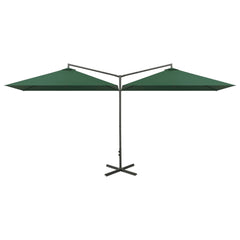 vidaXL Garden Parasol | Green | Polyester, Powder-Coated Steel | Extra Large 2