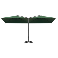 vidaXL Garden Parasol | Green | Polyester, Powder-Coated Steel | Extra Large 3
