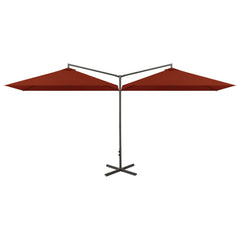 vidaXL Garden Parasol | Terracotta | Polyester fabric, steel | Extra Large 2