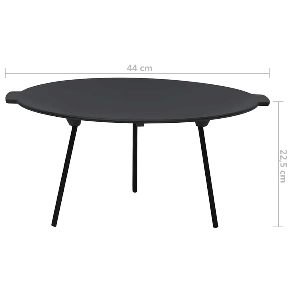 vidaXL Grill Plate Ø44 cm Cast Iron 6