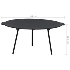 vidaXL Grill Plate Ø44 cm Cast Iron 6