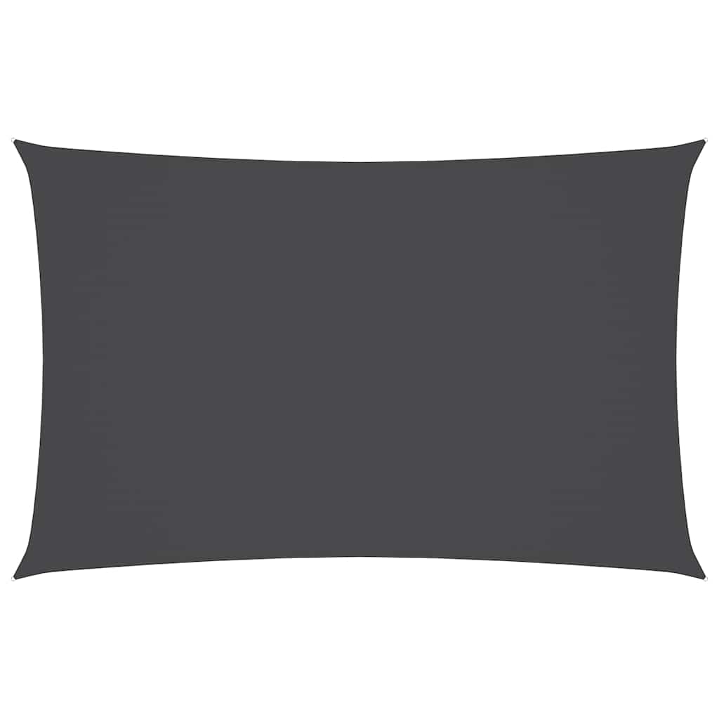 Sunshade Sail Oxford Fabric Rectangular 4x7 m Width 4 m Drop 7 m Anthracite