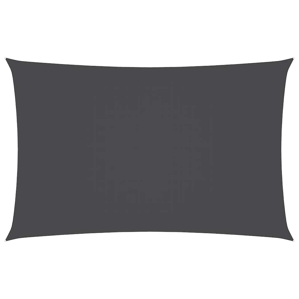 vidaXL Sunshade Sail Oxford Fabric Rectangular 5x8 m Anthracite 2