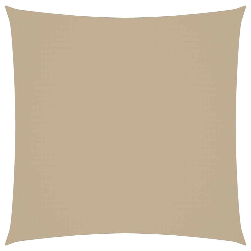 vidaXL Sunshade Sail Oxford Fabric Square 6x6 m Beige 2