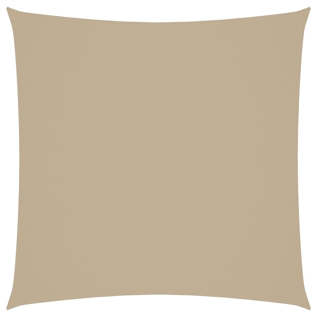 vidaXL Sunshade Sail Oxford Fabric Square 7x7 m Beige 2