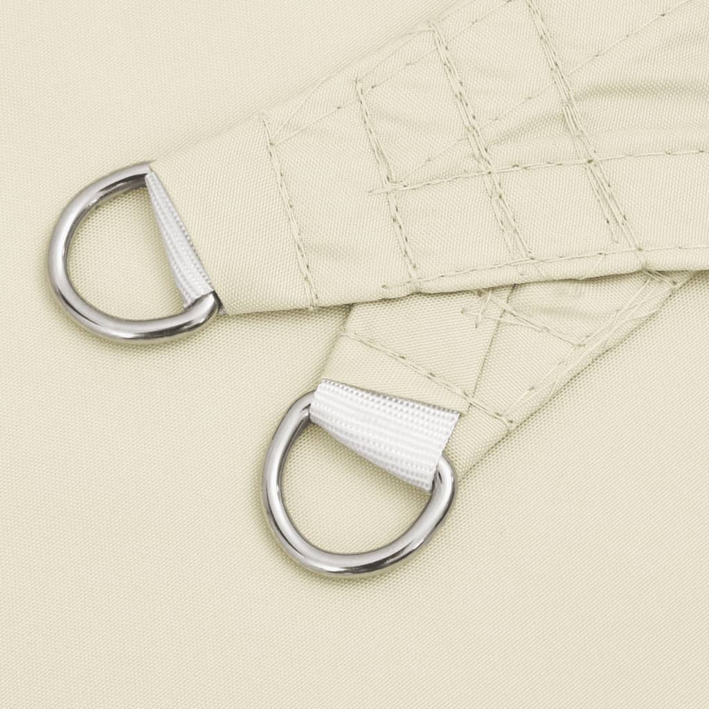 vidaXL Sunshade Sail Oxford Fabric Square 6x6 m Cream 5