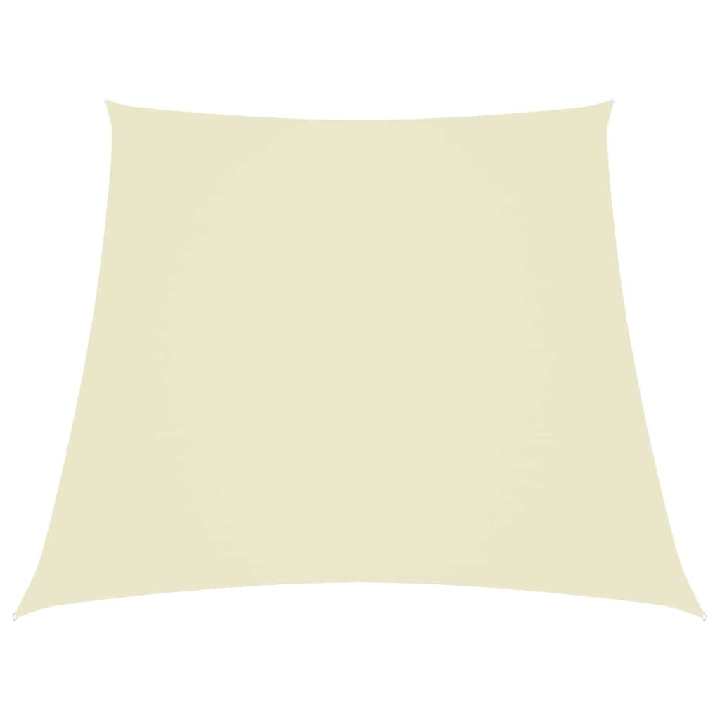 vidaXL Sunshade Sail Oxford Fabric Trapezium 2/4x3 m Cream 1